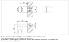 Load image into Gallery viewer, CAE adjustable shower holder 53.87401
