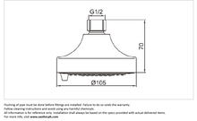 Load image into Gallery viewer, CAE 3-jet Shower Head 53.85101
