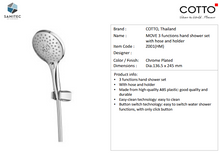 Load image into Gallery viewer, Cotto 3 Function Handshower Set Z001(HM)
