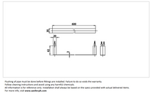 Load image into Gallery viewer, Cotto Edge towel bar (600mm) Chrome Plated CT0275(HM)
