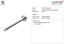 Load image into Gallery viewer, Cotto Patchwork Overhead Shower Z004
