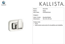 Load image into Gallery viewer, Kallista Per Se hook brushed nickel P34706-00-AG

