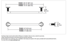 Load image into Gallery viewer, Kallista Pinna Paletta Hand Towel Bar, 12“ P24935-ADW-AD
