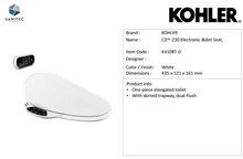 Load image into Gallery viewer, Kohler Elongated bidet toilet seat with remote control C³®-230 K4108T-0
