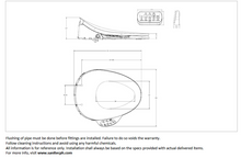 Load image into Gallery viewer, Kohler Elongated bidet toilet seat with remote control C³®-230 K4108T-0
