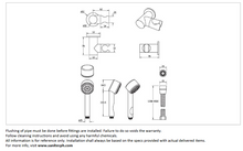 Load image into Gallery viewer, VRH Handshower, Hose &amp; Holder Set F114AAS
