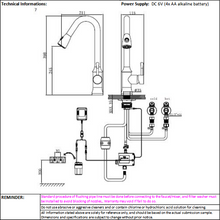 Load image into Gallery viewer, TCK Sensor Kitchen Tap Capacitive DC 6V 201LT78 AC/DC
