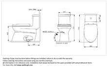 Load image into Gallery viewer, NAHM NOI OP 1pc wc with Bidet Seat SVN20405100N01
