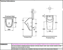 Load image into Gallery viewer, NAHM Nur Urinal Concealed Inlet NM.7731

