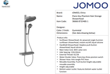 Load image into Gallery viewer, JOMOO Piano Key showerhead phantom rain 36666-873/HBS-1
