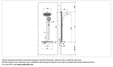 Load image into Gallery viewer, JOMOO Piano Key showerhead phantom rain 36666-873/HBS-1

