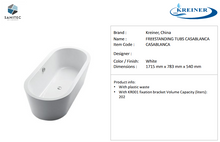 Load image into Gallery viewer, Kreiner Freestanding Tub CASABLANCA
