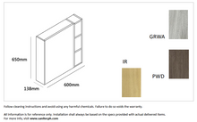 Load image into Gallery viewer, Queenswood Wall Mirror w/ Open Shelves MC651460-GRWA
