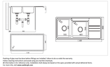 Load image into Gallery viewer, Primy Radius 25 Countertop Double Bowl Right Drain 2091SR
