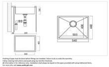 Load image into Gallery viewer, Primy Krupp Radius 10 Undermount Single Bowl 4088F
