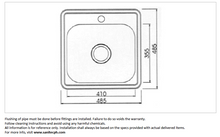 Load image into Gallery viewer, Primy Single Bowl Sink 0004C
