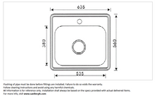 Load image into Gallery viewer, Primy Single Bowl Sink 0001C
