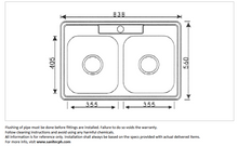 Load image into Gallery viewer, Primy Double Bowl Sink 0016C
