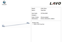 Load image into Gallery viewer, LCM 22700 Towel Bar 24" 22724A.2602
