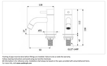 Load image into Gallery viewer, VRH Pocket Basin Pillar Tap B2000G7
