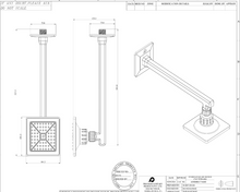 Load image into Gallery viewer, Sparsh Pearl overhead square shower 4"x4" SHP-WR-582
