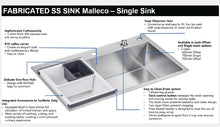 Load image into Gallery viewer, Kohler Malleco Kitchen Sink K36353T-2P-NA

