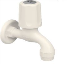 Load image into Gallery viewer, Sparsh Pearl STANDARD bib tap with foam flow 15mm white TS-126
