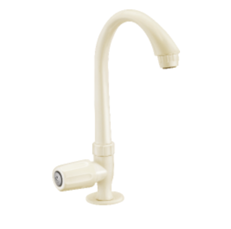 Sparsh Pearl STANDARD swan neck type sink cock I (T/M) 15mm TS-115