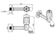 Load image into Gallery viewer, Sparsh Pearl STANDARD bib tap long body w/ foam flow TS-127

