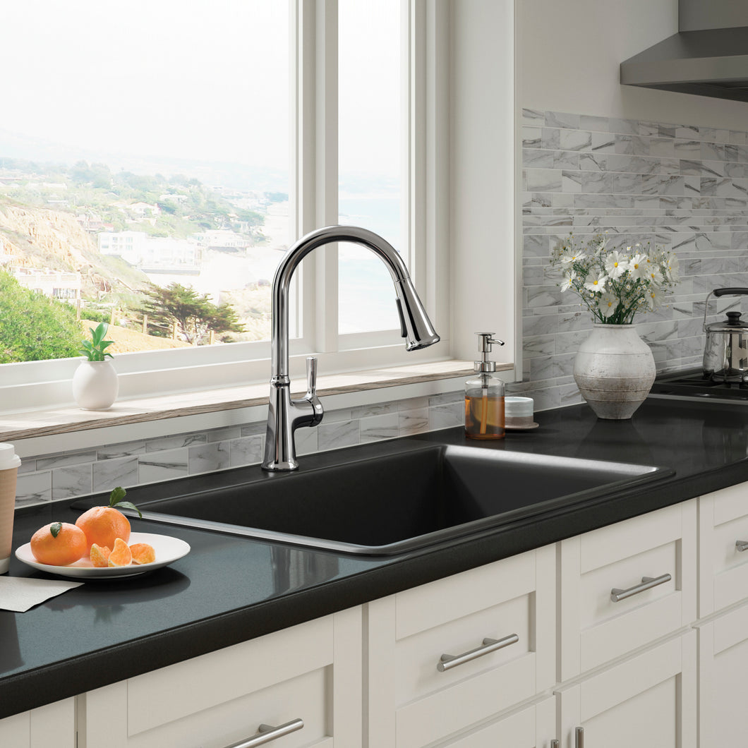 Kohler sink faucet pull down Tyne K21415T-4-CP