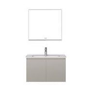 JOMOO wall hung vanity unit warm grey XA2034-147H-1