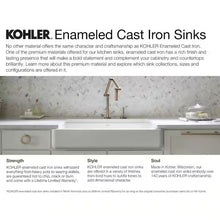 Load image into Gallery viewer, Kohler Brookfield Double Bowl Self-Rimming Sink K17250T-1S-0
