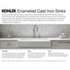 Kohler Indio Smart Divide Large/Medium Self-Rimming Sink K3885T-1S-0
