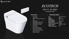 Load image into Gallery viewer, WDI Ecotech Intelligent Toilet with manual flush FE111-33-RD1
