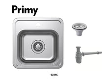 Load image into Gallery viewer, Primy Single Bowl Inset Sink 0002C
