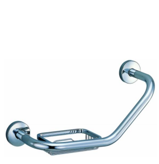 LCM Lavo Grab Bar L-Shaped w/ Soap Holder 1082B.2612