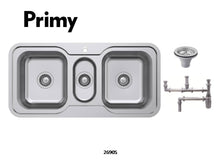 Load image into Gallery viewer, Primy Double Bowl Sink 3002S
