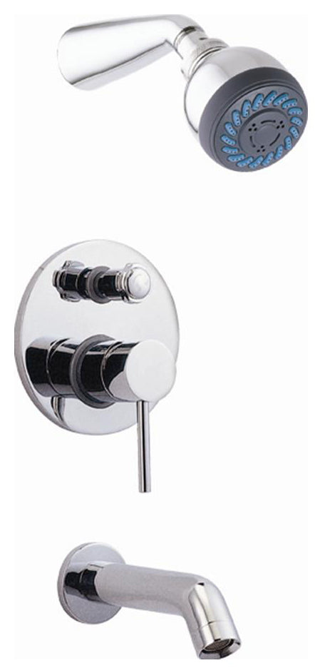 CAE York Built-In Bath/Shower + Overhead Shower & Spout 37.2233C ...