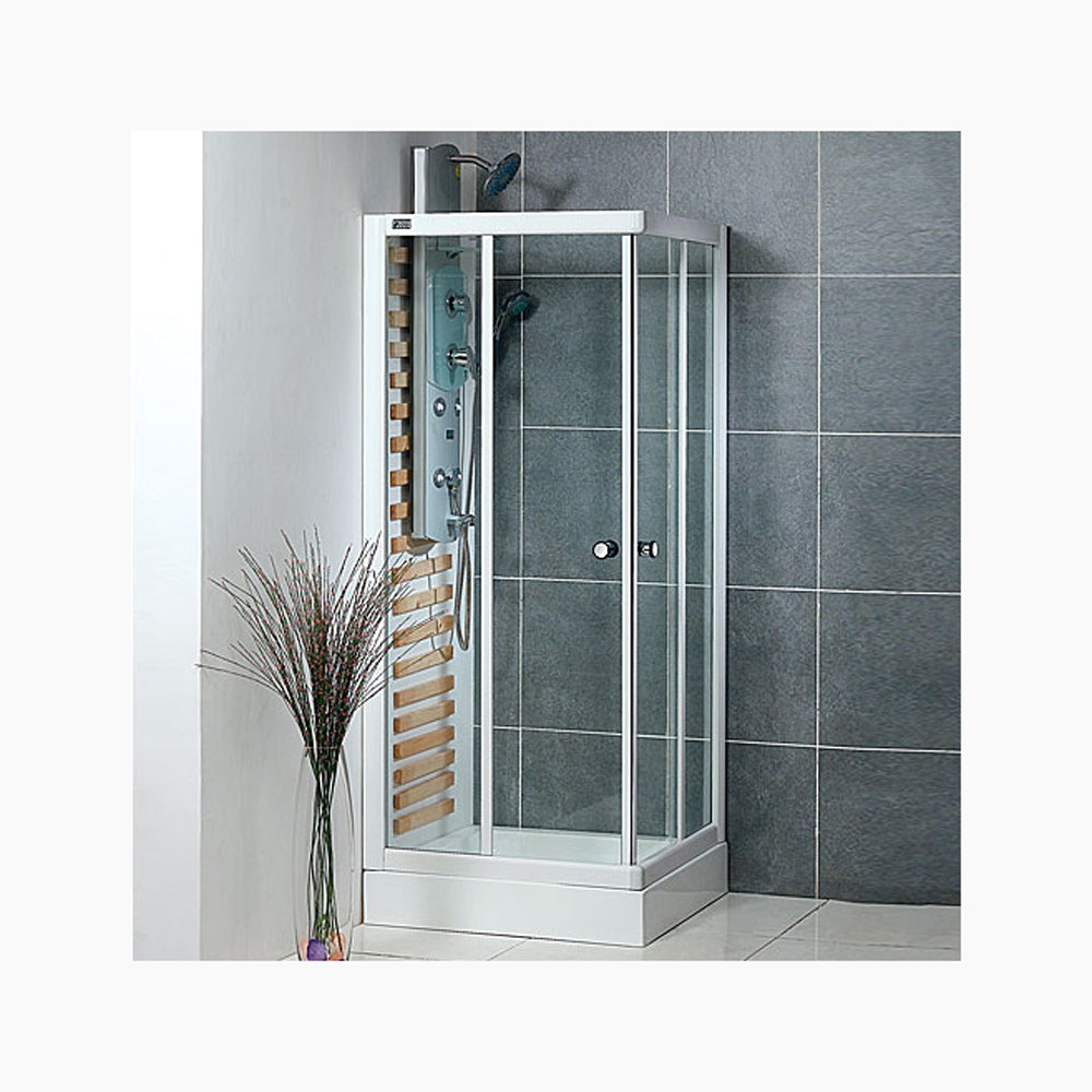Sannora Square Shower Enclosure with Acrylic Tray and Waste L6249 + L6249T