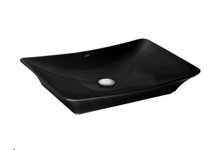 Load image into Gallery viewer, COTTO Countertop Basin, Matt Black Finish C0911MBK
