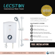 Load image into Gallery viewer, Lecston Elegande Single Point 3.5kw ELCB w/ Shower EL505E-35
