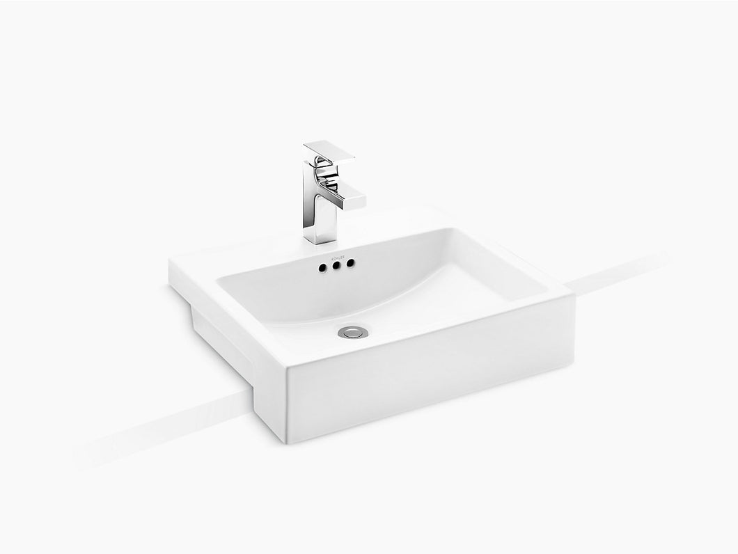 Kohler Lavatory Ladena Semi-Recessed K72907K-1-0