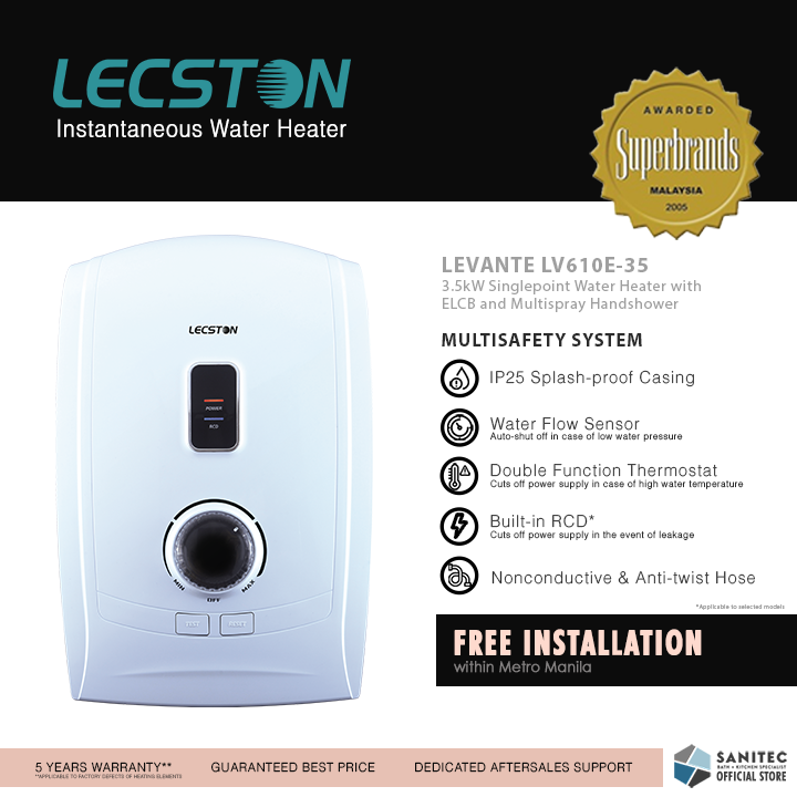 Lecston Levante Single Point w/ Shower Set LV610E-35